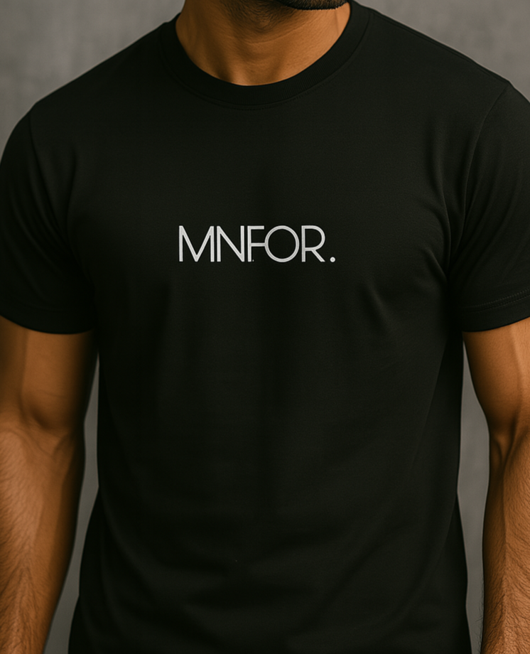MNFOR Signature Logo Tee – Black