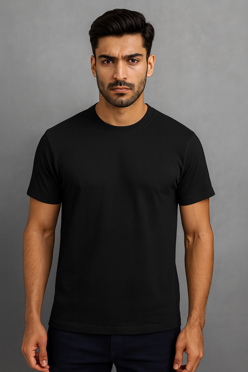 MNFOR – “Circle Calligraphy” Black T-Shirt
