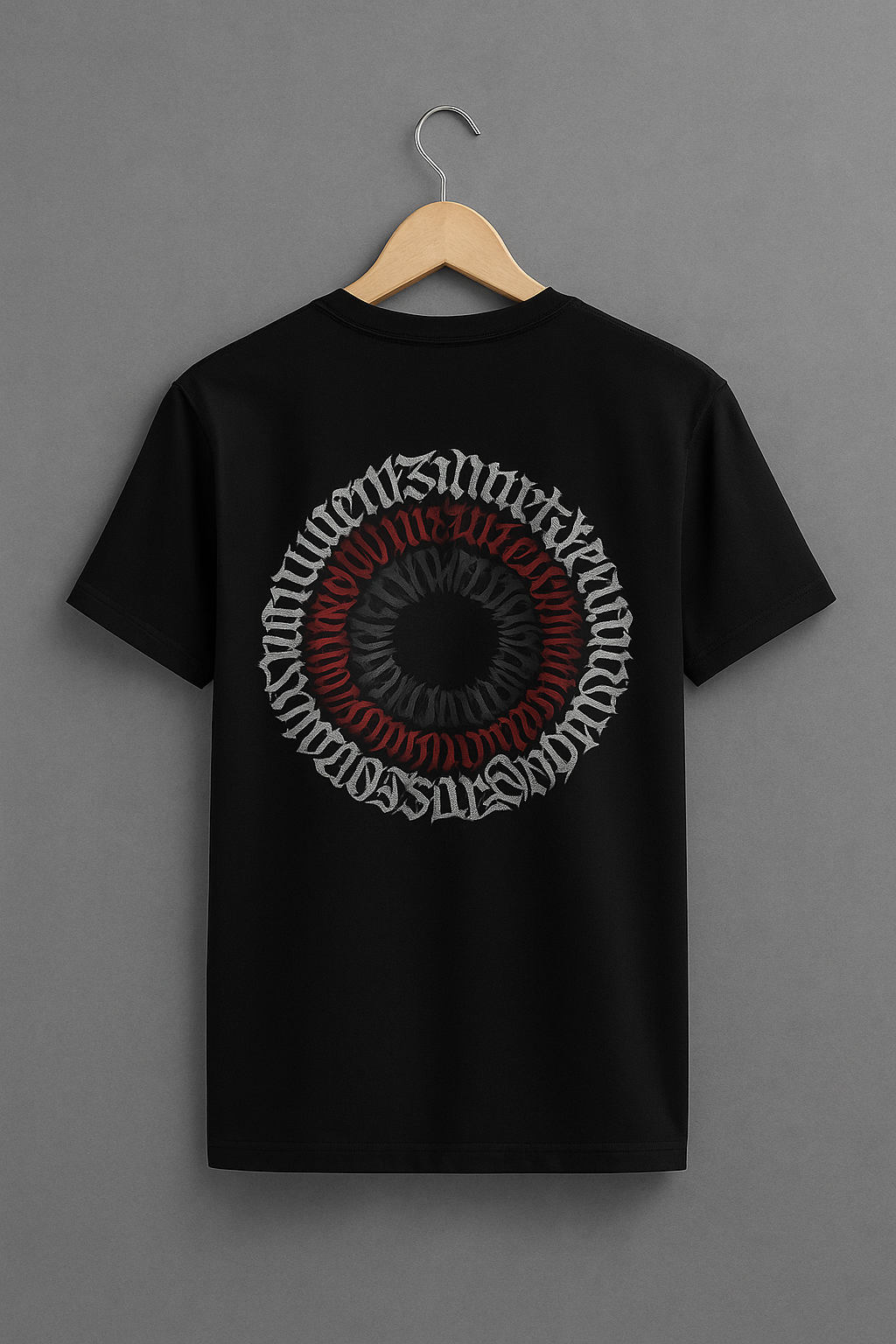 MNFOR – “Circle Calligraphy” Black T-Shirt