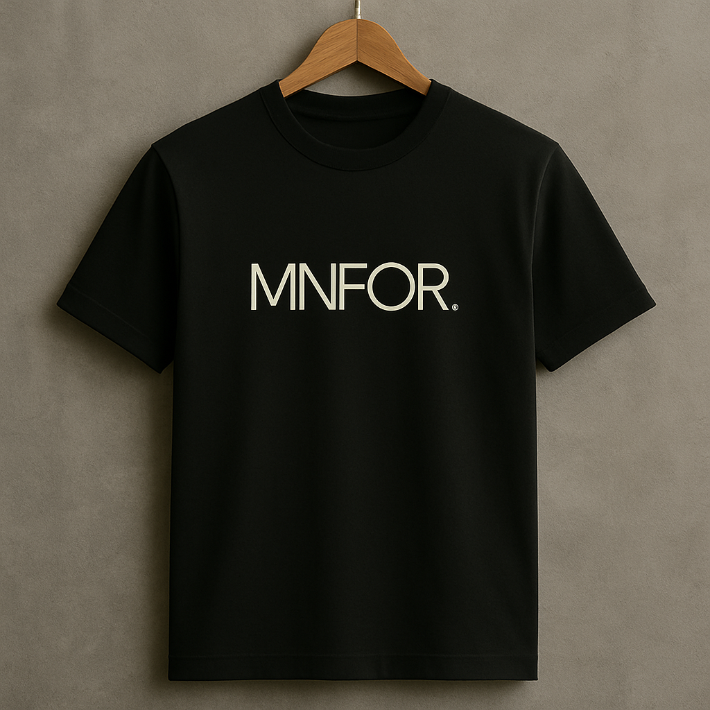 MNFOR Signature Logo Tee – Black