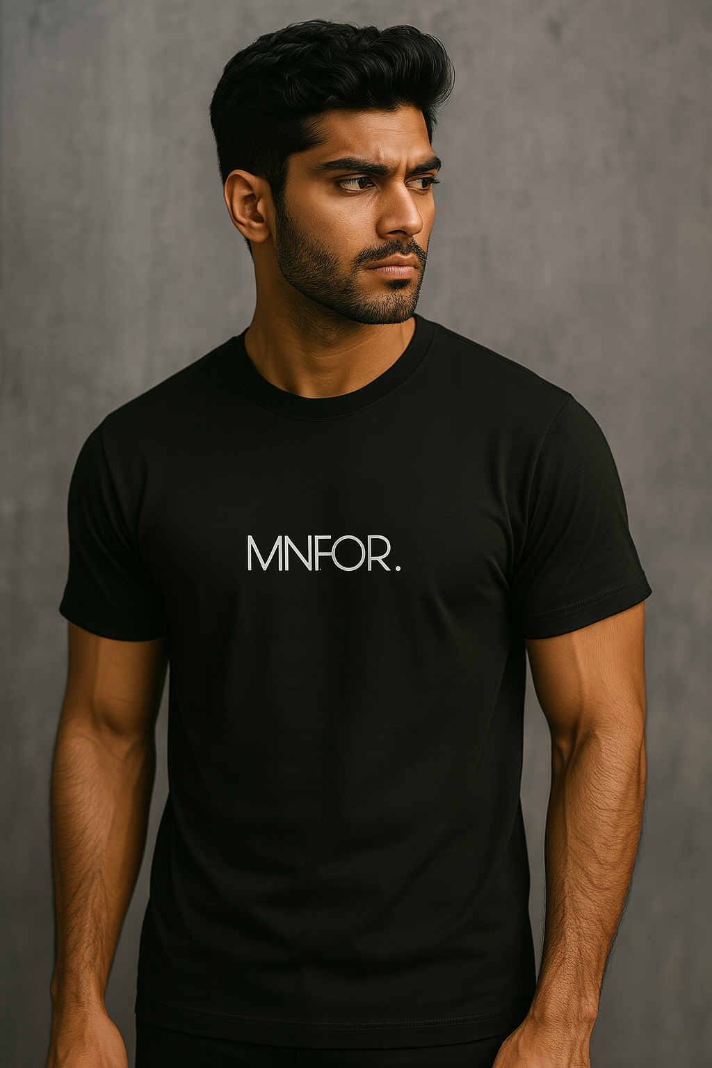 MNFOR Signature Logo Tee – Black